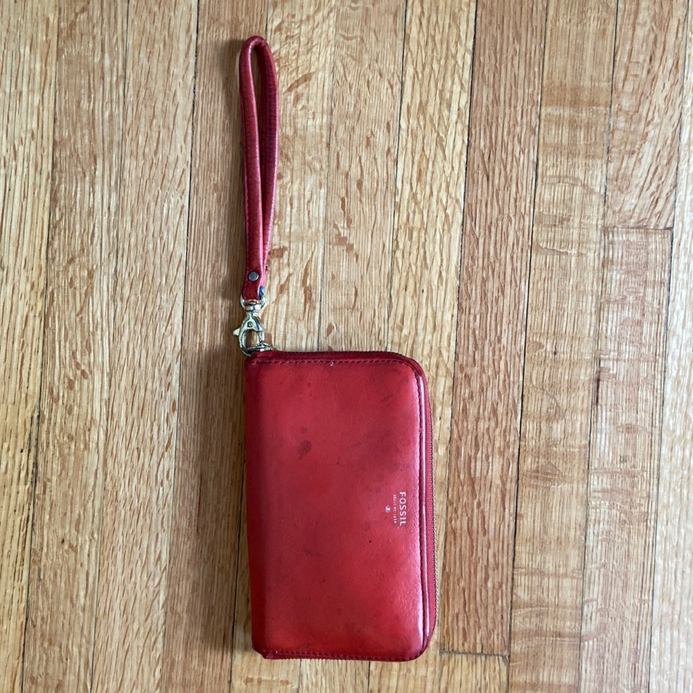 Foodie Red Wrist Wallet